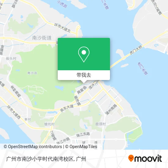 广州市南沙小学时代南湾校区地图