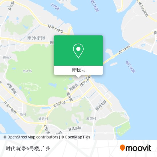 时代南湾-5号楼地图
