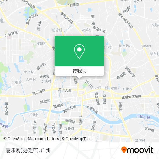 惠乐购(捷促店)地图