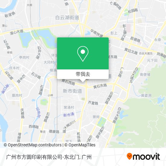 广州市方圆印刷有限公司-东北门地图