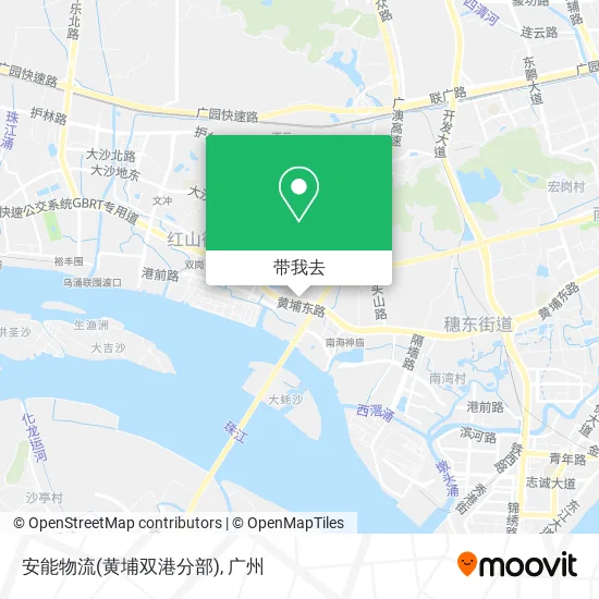 安能物流(黄埔双港分部)地图