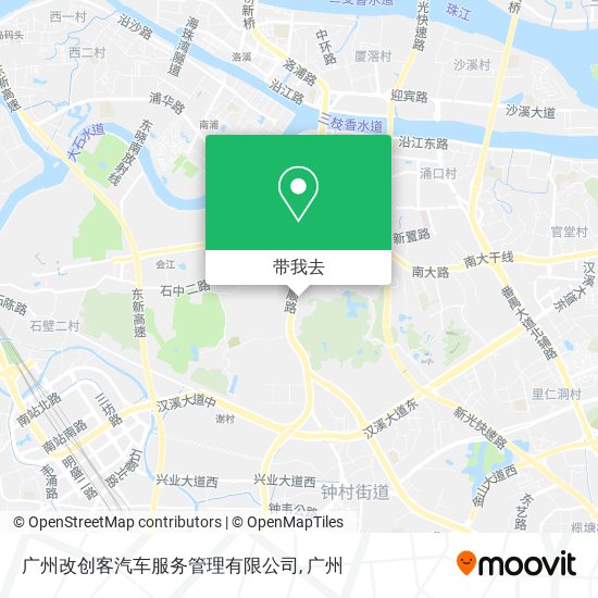 广州改创客汽车服务管理有限公司地图