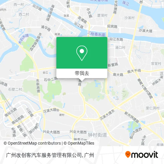 广州改创客汽车服务管理有限公司地图