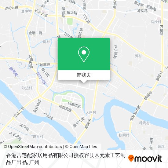 香港吉宅配家居用品有限公司授权容县木元素工艺制品厂出品地图