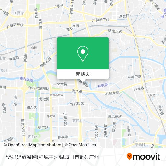 驴妈妈旅游网(桂城中海锦城门市部)地图