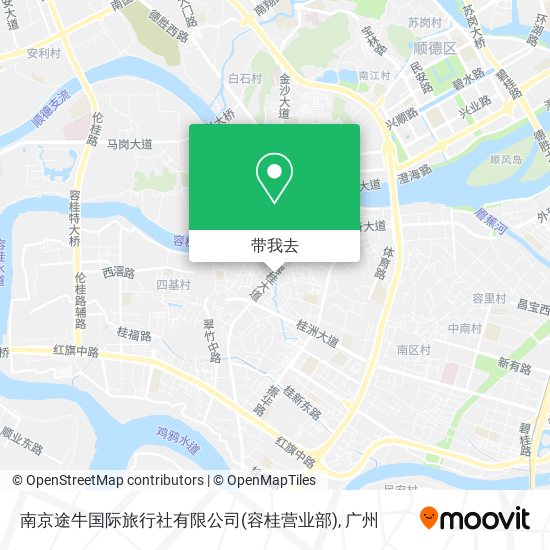 南京途牛国际旅行社有限公司(容桂营业部)地图
