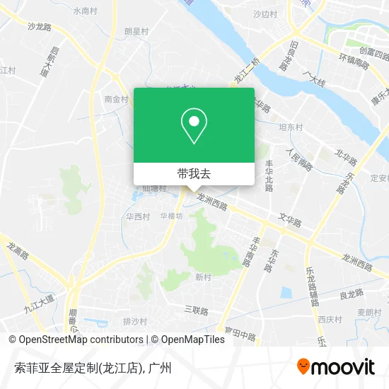索菲亚全屋定制(龙江店)地图