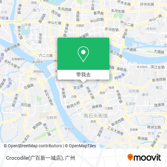 Crocodile(广百新一城店)地图