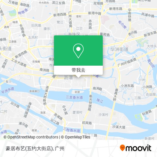 豪居布艺(五约大街店)地图
