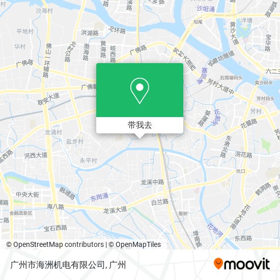 广州市海洲机电有限公司地图