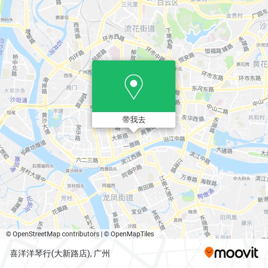 喜洋洋琴行(大新路店)地图