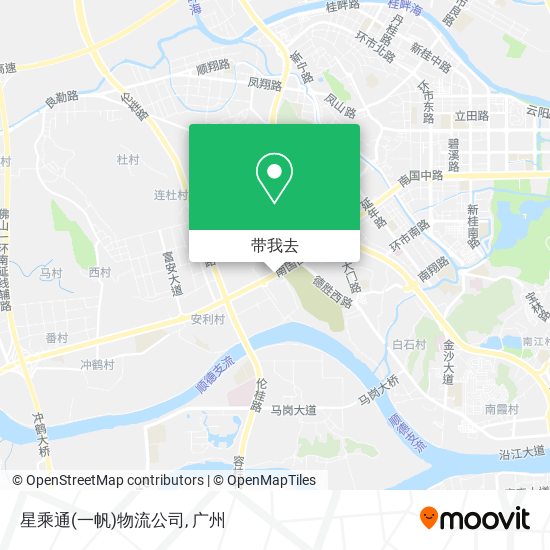 星乘通(一帆)物流公司地图