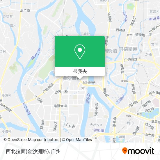 西北拉面(金沙洲路)地图