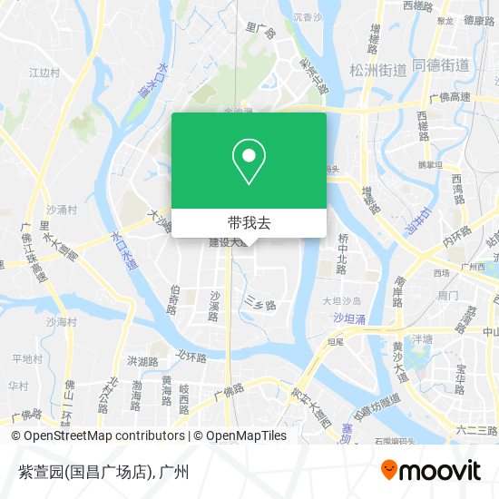 紫萱园(国昌广场店)地图