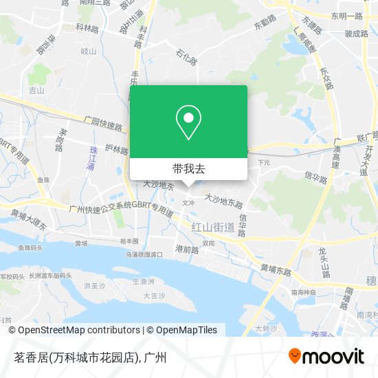茗香居(万科城市花园店)地图