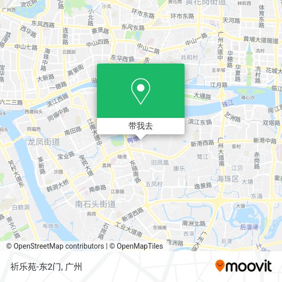 祈乐苑-东2门地图