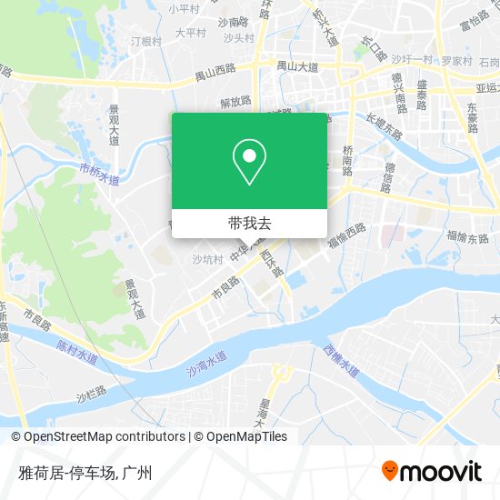 雅荷居-停车场地图