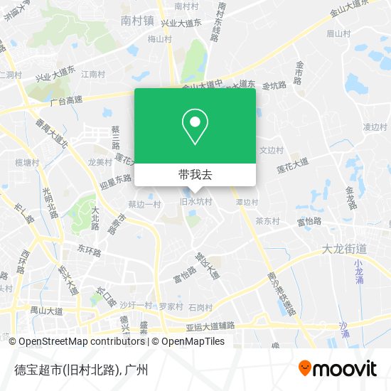 德宝超市(旧村北路)地图