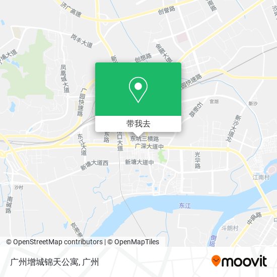 广州增城锦天公寓地图