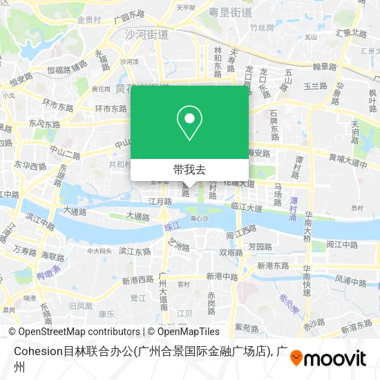 Cohesion目林联合办公(广州合景国际金融广场店)地图