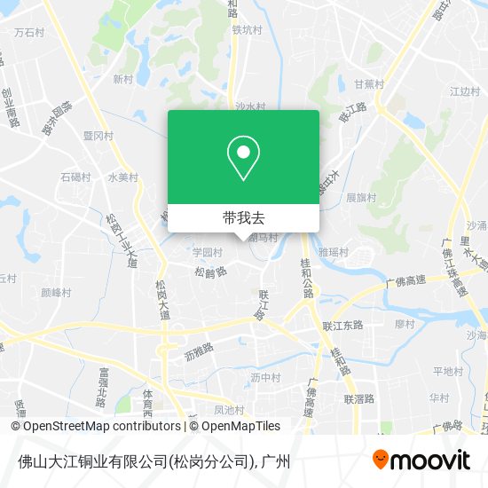 佛山大江铜业有限公司(松岗分公司)地图