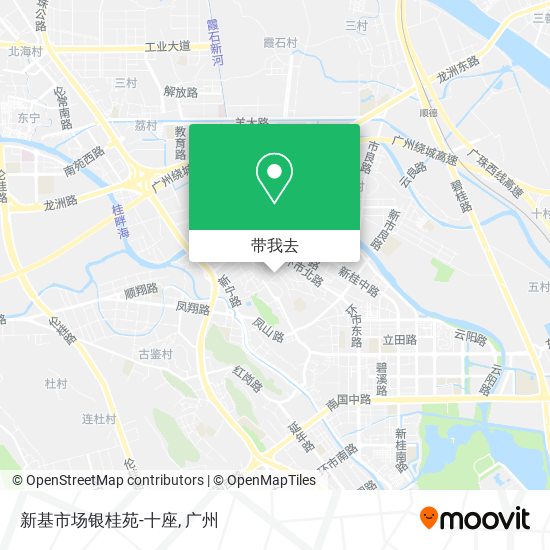 新基市场银桂苑-十座地图