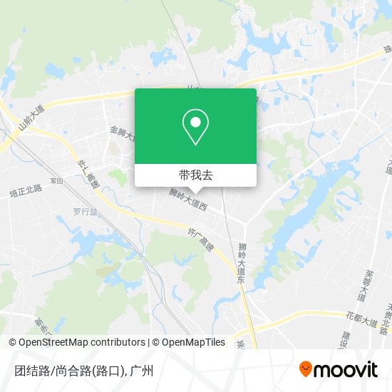 团结路/尚合路(路口)地图