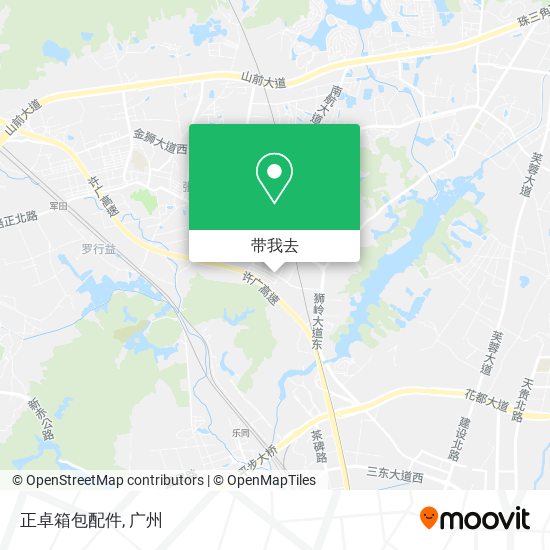 正卓箱包配件地图