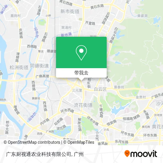 广东厨视通农业科技有限公司地图