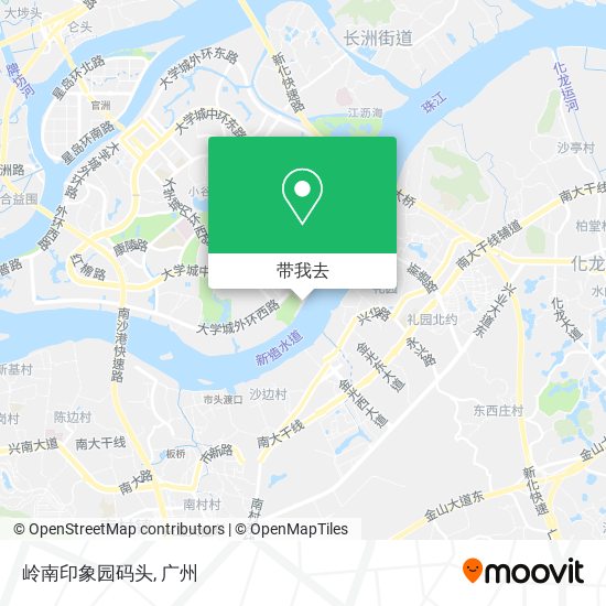岭南印象园码头地图
