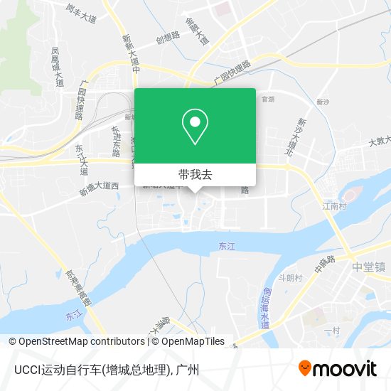 UCCI运动自行车(增城总地理)地图