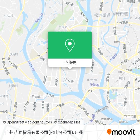 广州芷泰贸易有限公司(佛山分公司)地图