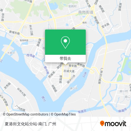 夏港街文化站分站-南门地图