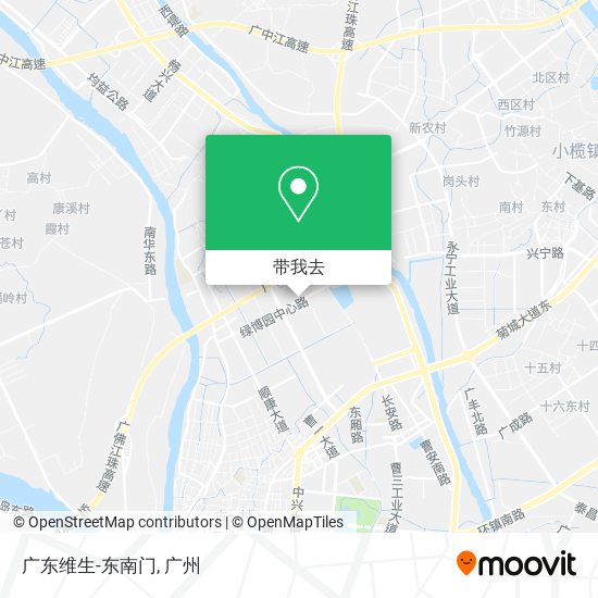 广东维生-东南门地图