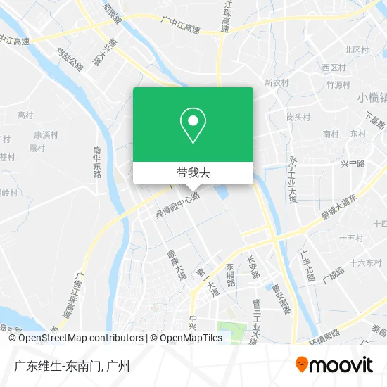 广东维生-东南门地图