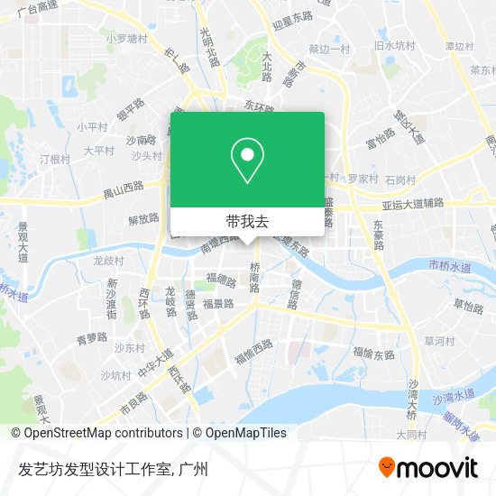 发艺坊发型设计工作室地图