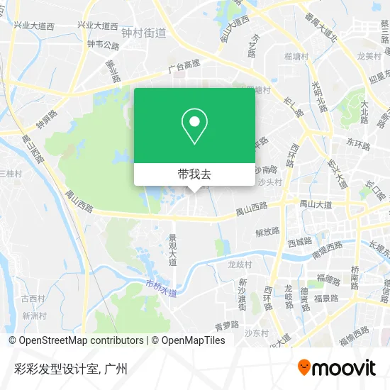 彩彩发型设计室地图