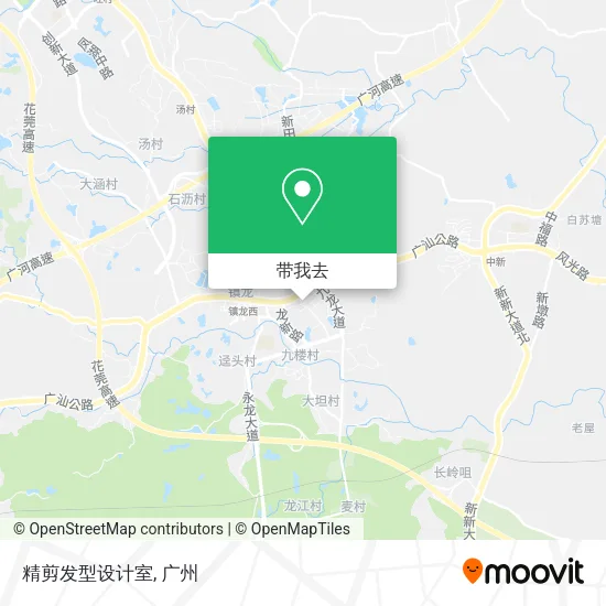 精剪发型设计室地图