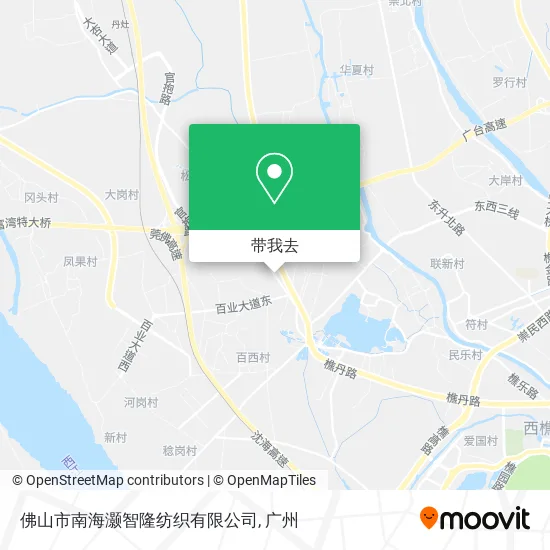 佛山市南海灏智隆纺织有限公司地图