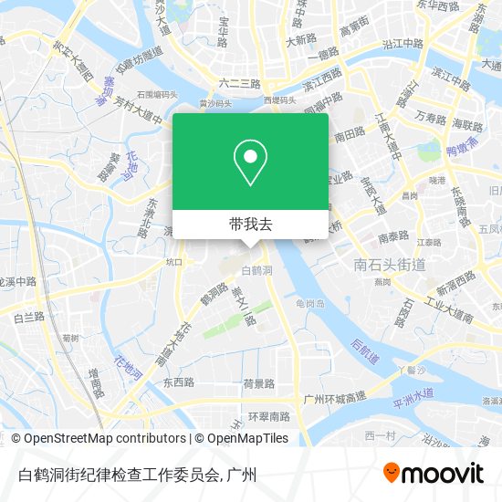 白鹤洞街纪律检查工作委员会地图