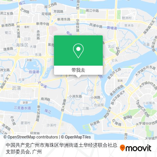 中国共产党广州市海珠区华洲街道土华经济联合社总支部委员会地图