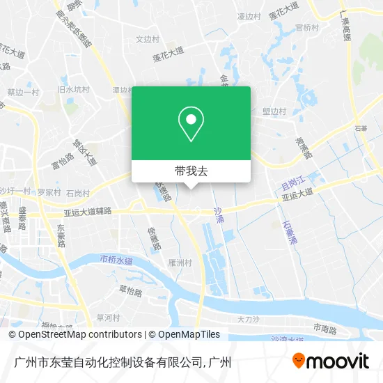 广州市东莹自动化控制设备有限公司地图