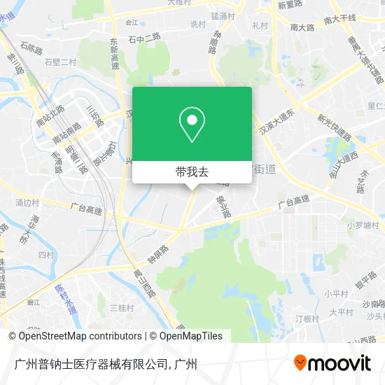 广州普钠士医疗器械有限公司地图