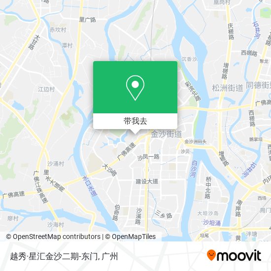 越秀·星汇金沙二期-东门地图