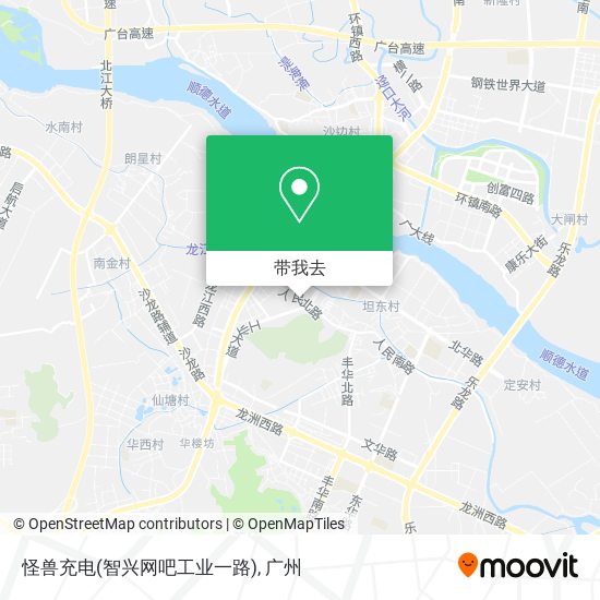 怪兽充电(智兴网吧工业一路)地图