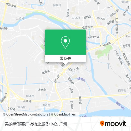 美的新都荟广场物业服务中心地图