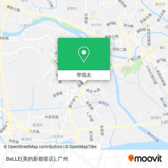 BeLLE(美的新都荟店)地图