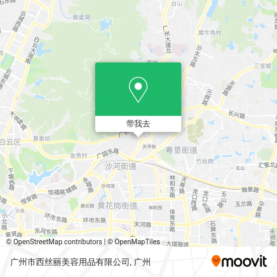 广州市西丝丽美容用品有限公司地图