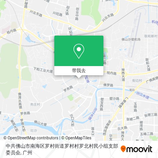 中共佛山市南海区罗村街道罗村村罗北村民小组支部委员会地图