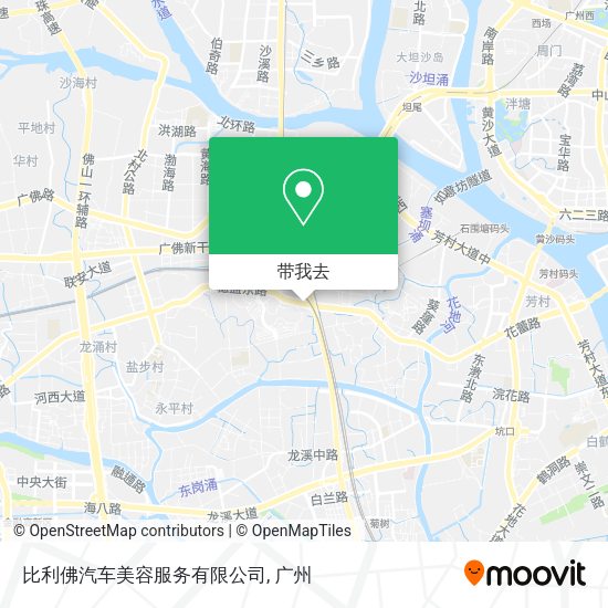 比利佛汽车美容服务有限公司地图